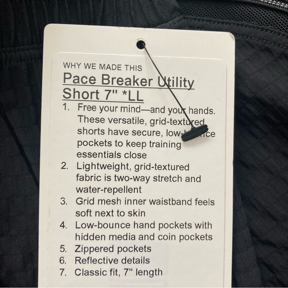 Lululemon pace breaker utility short 7” LL NWT - Picture 5 of 5
